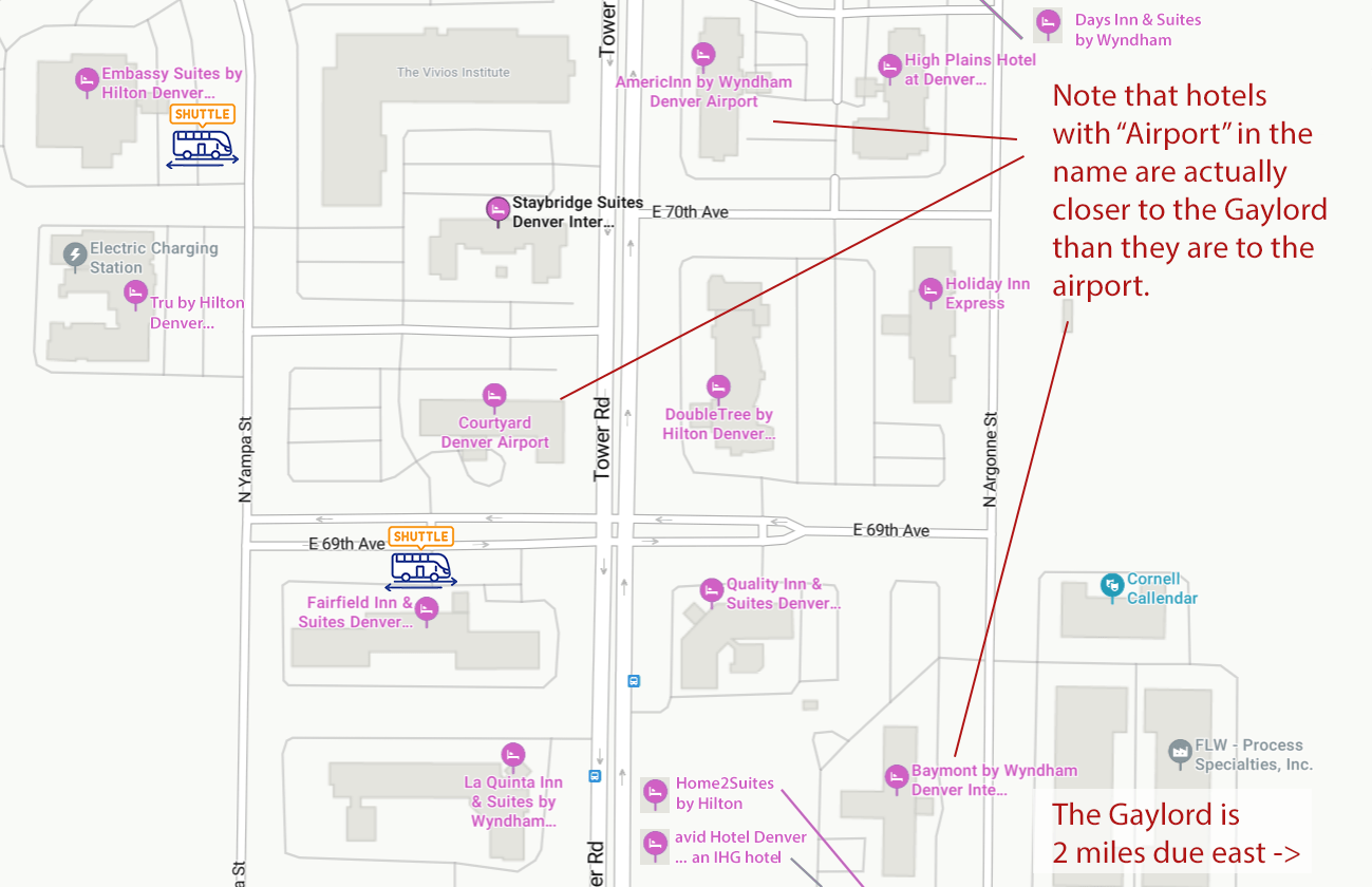 hotel map xtras